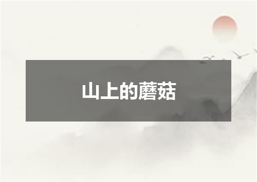 山上的蘑菇