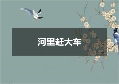 河里赶大车