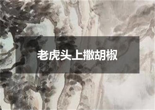 老虎头上撒胡椒