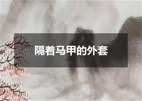 隔着马甲的外套