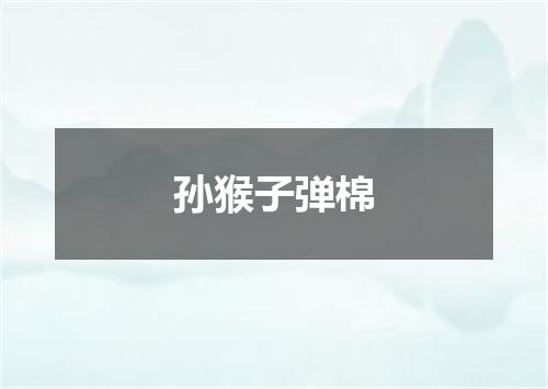 孙猴子弹棉