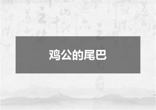 鸡公的尾巴