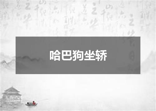 哈巴狗坐轿