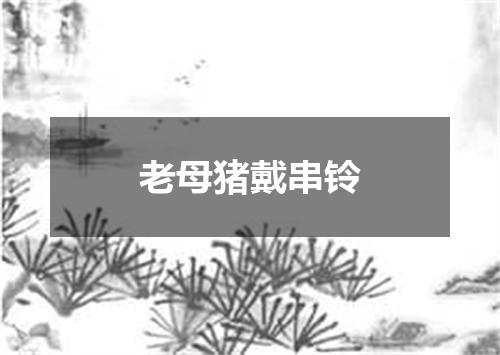 老母猪戴串铃