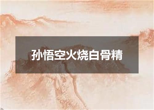 孙悟空火烧白骨精