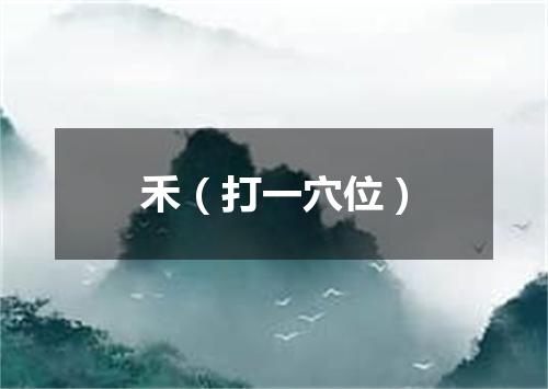 禾（打一穴位）