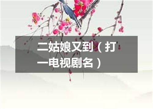 二姑娘又到（打一电视剧名）