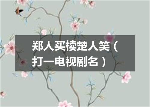 郑人买椟楚人笑（打一电视剧名）