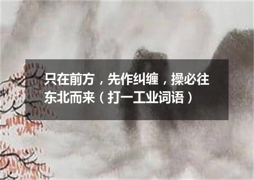 只在前方，先作纠缠，操必往东北而来（打一工业词语）