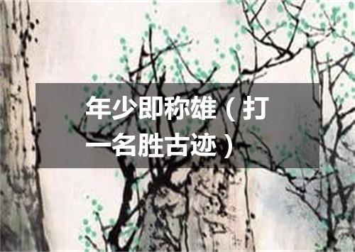 年少即称雄（打一名胜古迹）