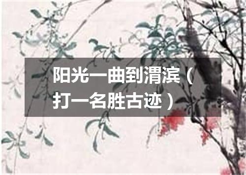 阳光一曲到渭滨（打一名胜古迹）