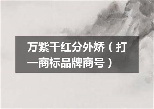 万紫千红分外娇（打一商标品牌商号）