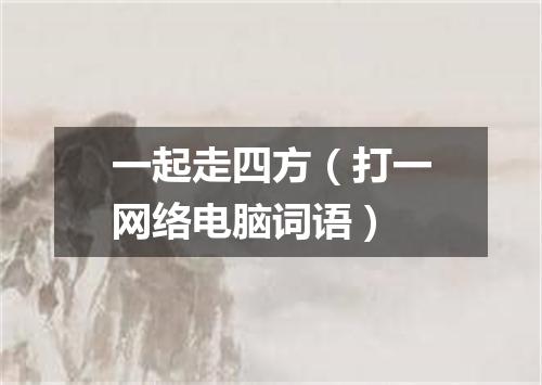 一起走四方（打一网络电脑词语）
