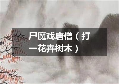 尸魔戏唐僧（打一花卉树木）