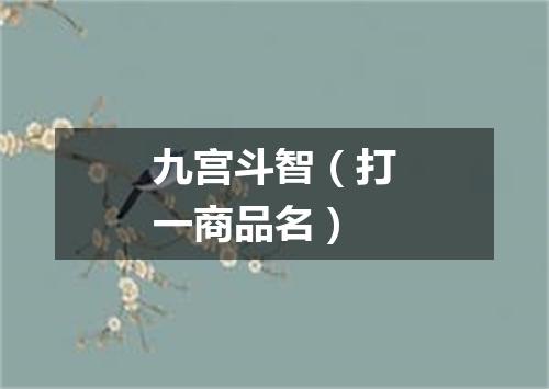 九宫斗智（打一商品名）