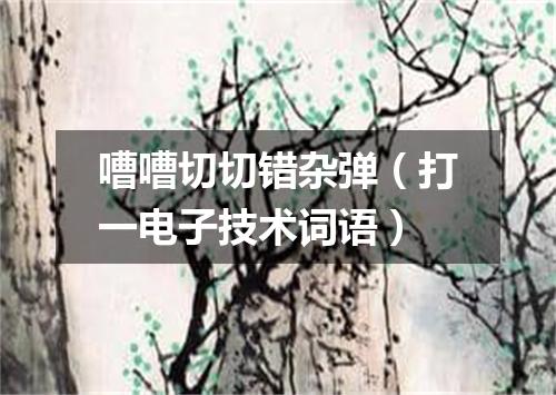 嘈嘈切切错杂弹（打一电子技术词语）