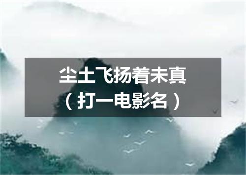 尘土飞扬着未真（打一电影名）