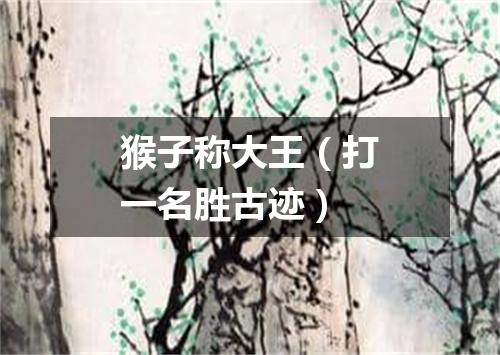 猴子称大王（打一名胜古迹）