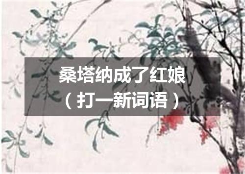 桑塔纳成了红娘（打一新词语）