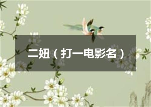 二妞（打一电影名）