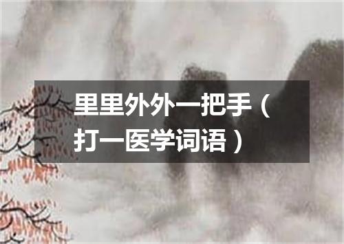 里里外外一把手（打一医学词语）