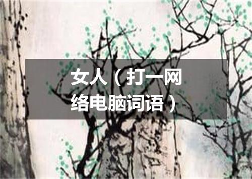 女人（打一网络电脑词语）