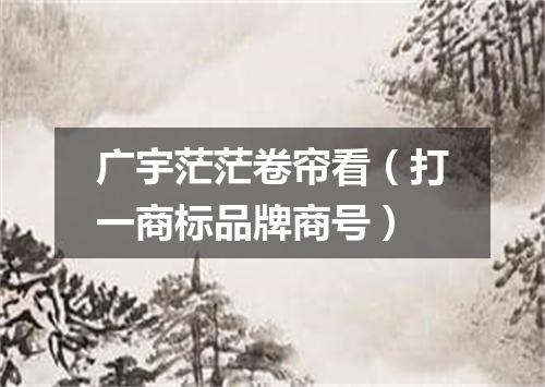 广宇茫茫卷帘看（打一商标品牌商号）