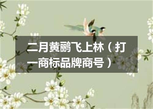 二月黄鹂飞上林（打一商标品牌商号）