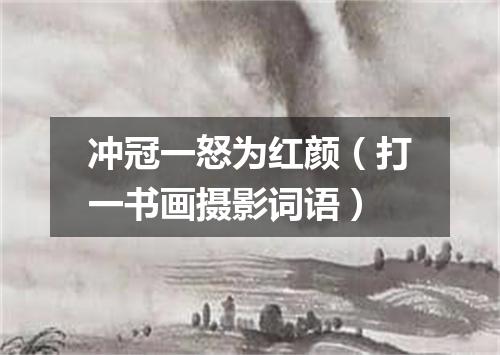 冲冠一怒为红颜（打一书画摄影词语）